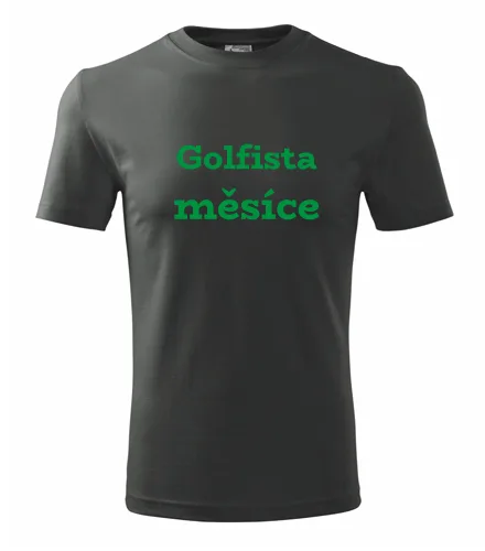 Grafitové tričko Golfista měsíce