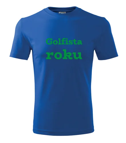 Modré tričko Golfista roku