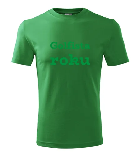 Zelené tričko Golfista roku