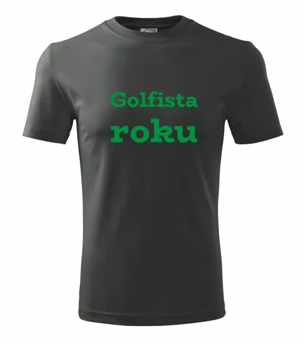 Grafitové tričko Golfista roku