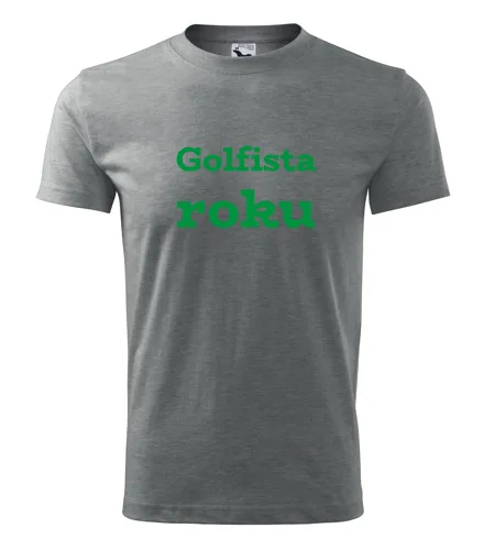 Šedé tričko Golfista roku