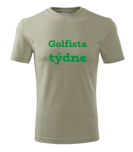 Khaki tričko Golfista týdne