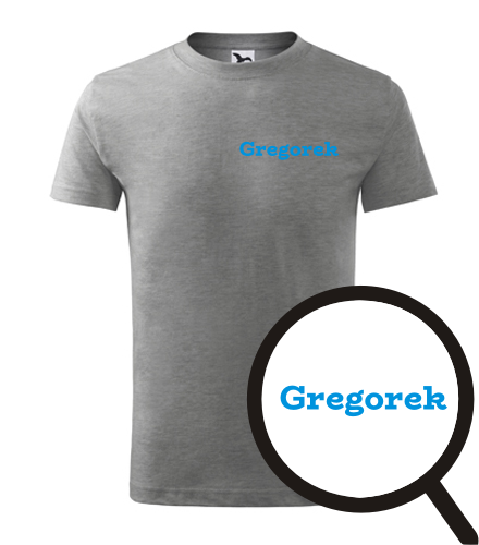 trička s potiskem Dětské tričko Gregorek - novinka