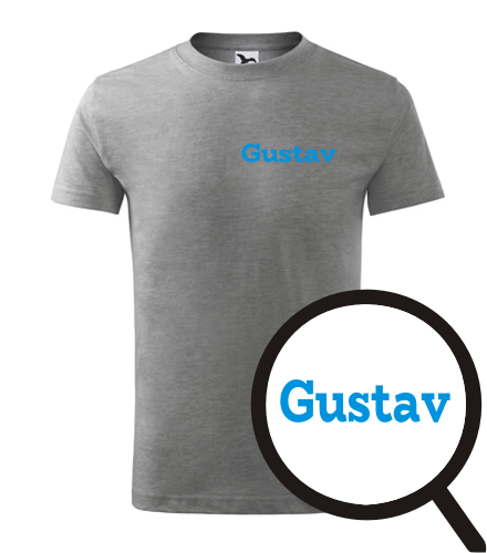 Šedé dětské tričko Gustav