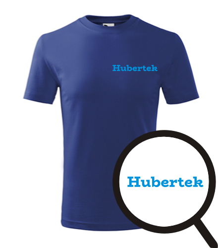 Modré dětské tričko Hubertek