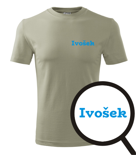 Khaki tričko Ivošek