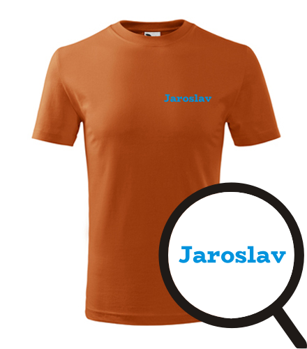 Oranžové dětské tričko Jaroslav