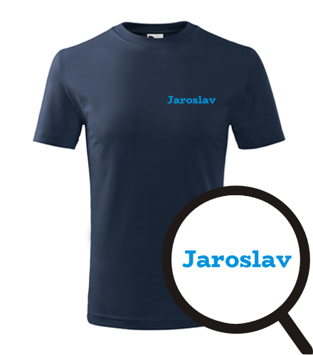 Tmavě modré dětské tričko Jaroslav