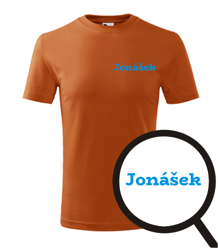 Oranžové dětské tričko Jonášek