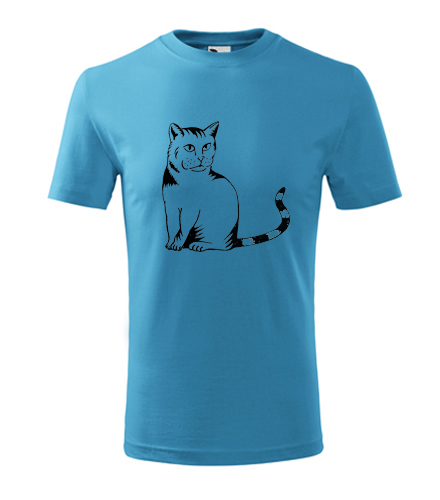 trička s potiskem Dětské tričko kočka divoká - novinka