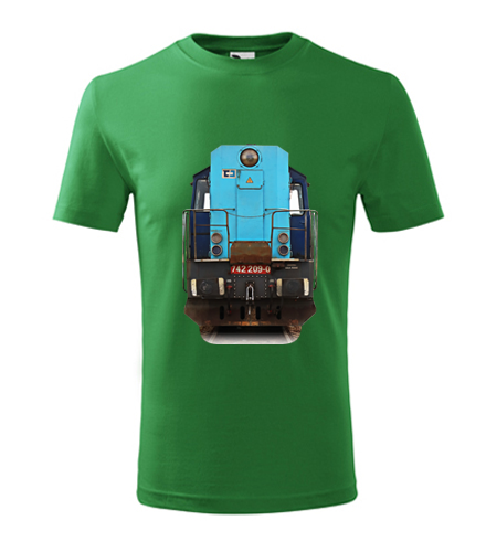 Dětské tričko s lokomotivou Kocour 742.209 - Dětská trička s mašinkou