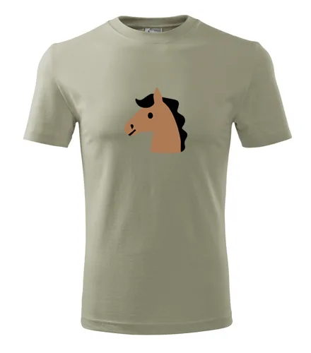 Khaki tričko s koníkem 4