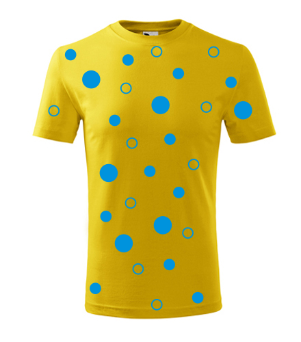 trička s potiskem Dětské tričko s modrými kuličkami - novinka