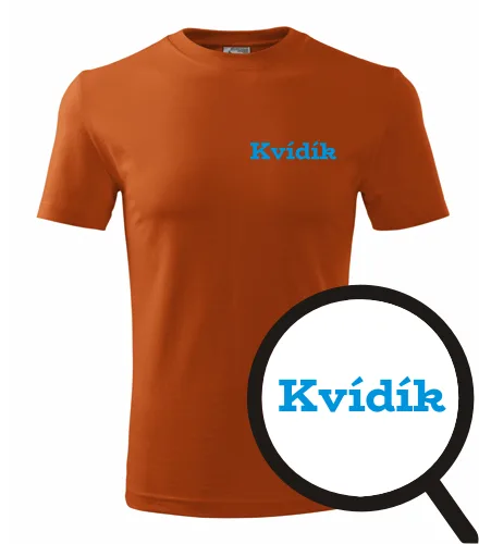trička s potiskem Tričko Kvídík - novinka