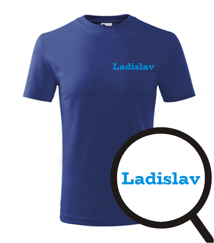 Modré dětské tričko Ladislav