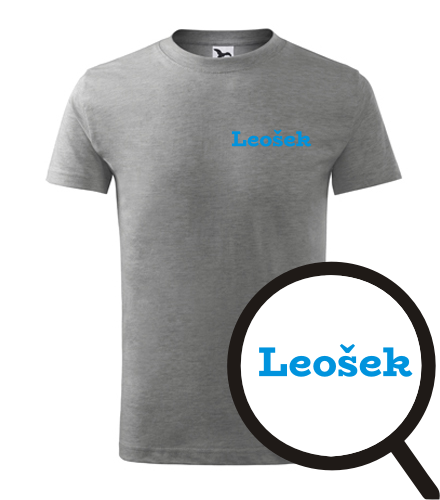trička s potiskem Dětské tričko Leošek - novinka
