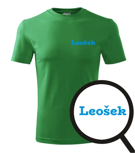 trička s potiskem Tričko Leošek - novinka