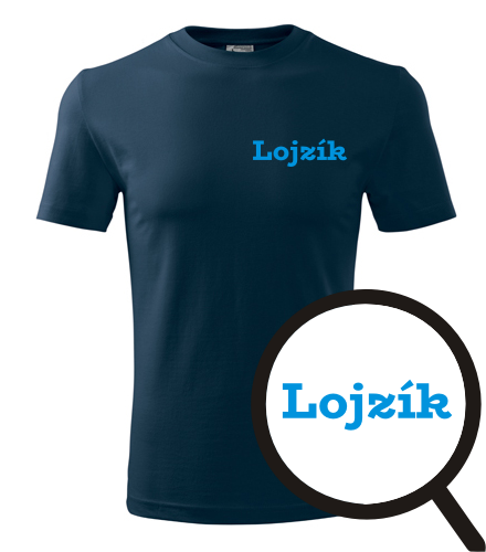 Tmavě modré tričko Lojzík