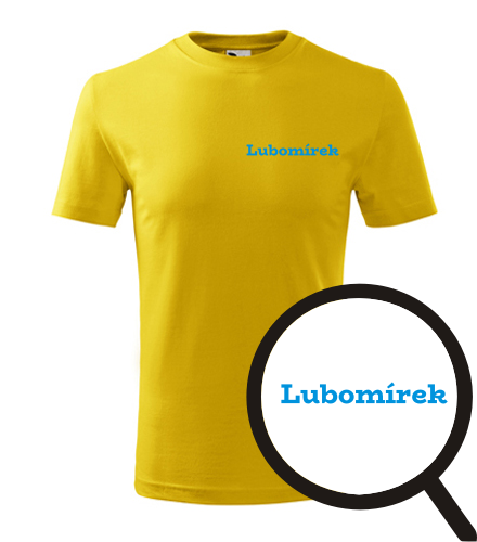 trička s potiskem Dětské tričko Lubomírek - novinka