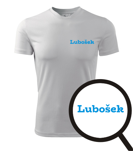 Bílé tričko Lubošek