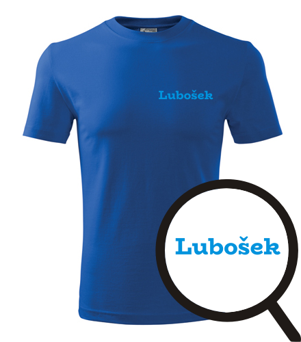 Modré tričko Lubošek