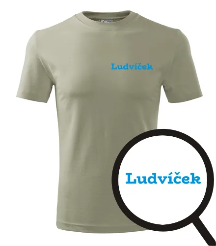 trička s potiskem Tričko Ludvíček - novinka