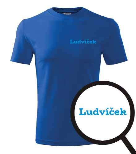 Modré tričko Ludvíček