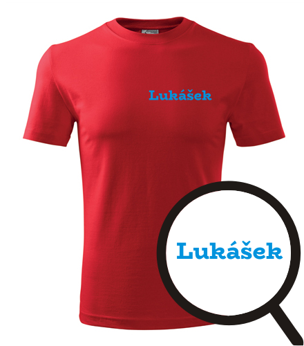 Červené tričko Lukášek