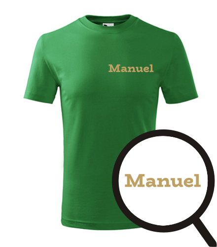 trička s potiskem Dětské tričko Manuel - novinka