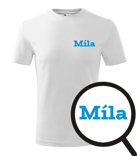 trička s potiskem Dětské tričko Míla - novinka