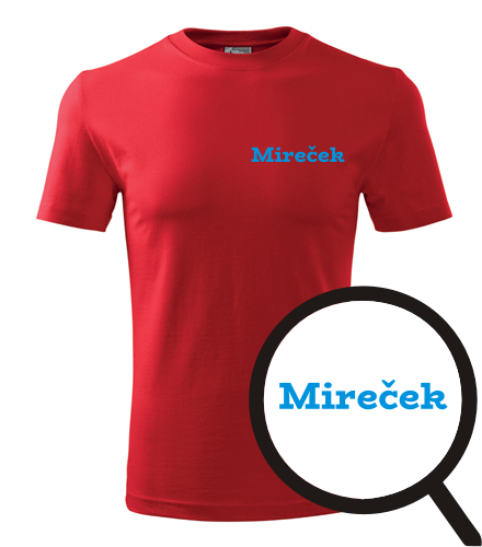 Červené tričko Mireček