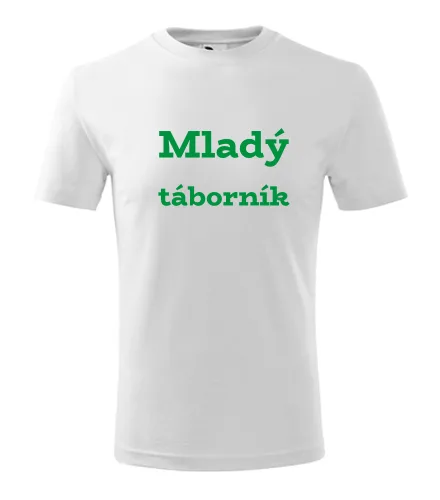 Bílé dětské tričko Mladý táborník