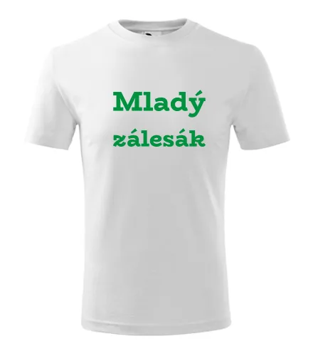 Bílé dětské tričko Mladý zálesák