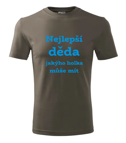 Army tričko Nejlepší děda jakýho holka může mít