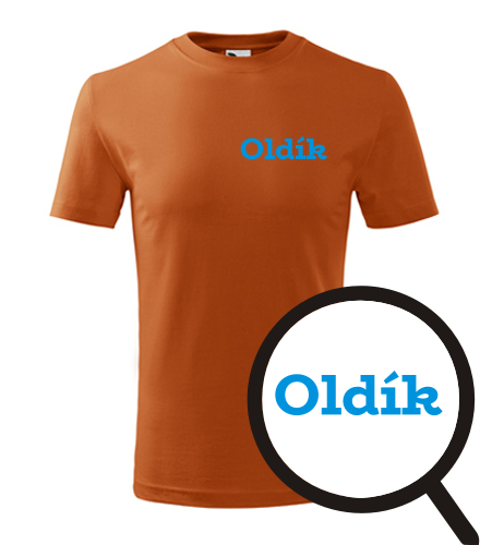 Dětské tričko Oldík - Trička se jmény na hrudi dětská - chlapecká - zdrobněliny