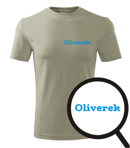 Khaki tričko Oliverek