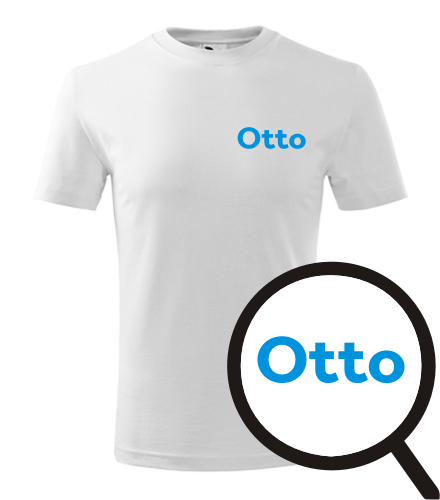 Bílé dětské tričko Otto