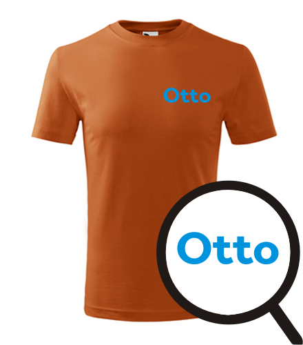 Oranžové dětské tričko Otto