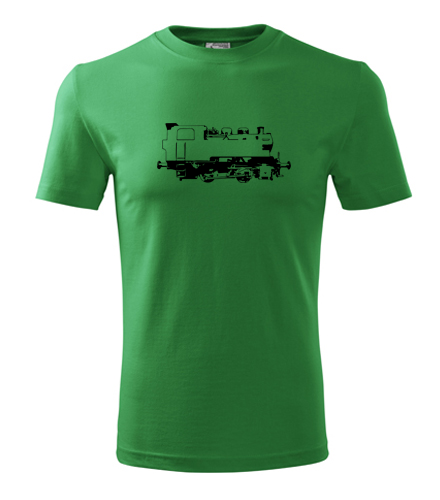 Tričko s obrázkem parní lokomotivy 213 - Dárek pro strojvůdce