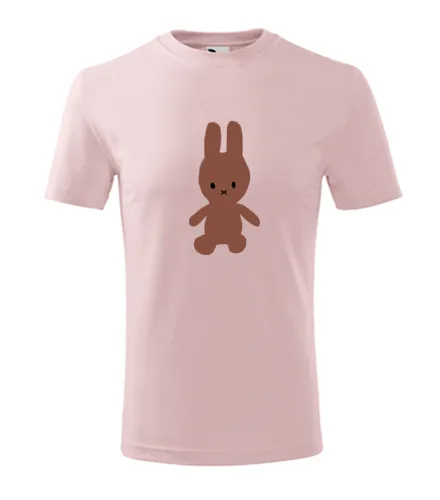 Růžové dětské tričko s plyšákem 1