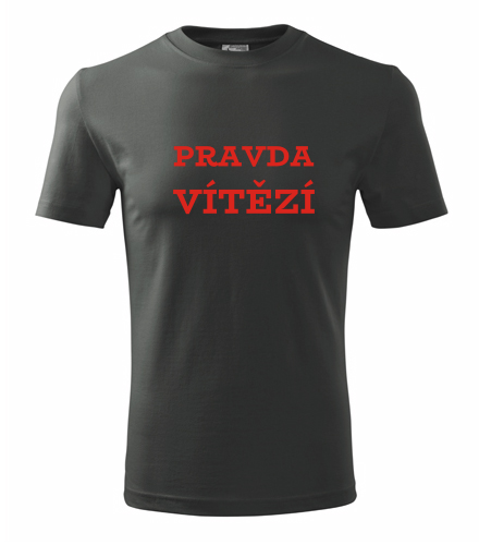 Grafitové tričko Pravda vítězí