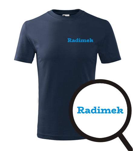 Tmavě modré dětské tričko Radimek