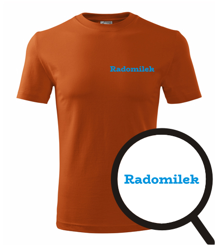 trička s potiskem Tričko Radomilek - novinka