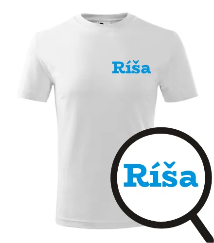 Bílé dětské tričko Ríša