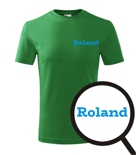 Zelené dětské tričko Roland