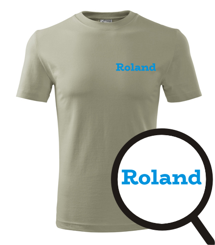 Khaki tričko Roland