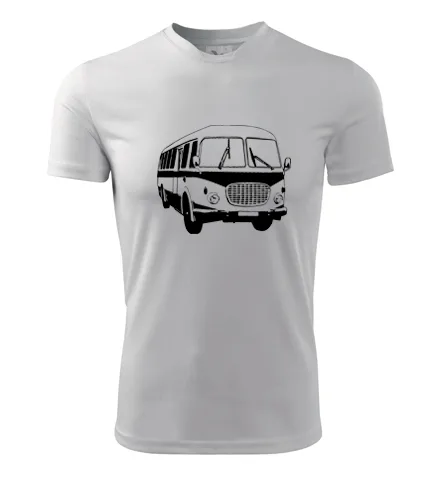 Bílé tričko s autobusem RTO