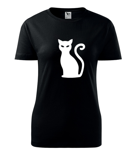 Dámské tričko s kočkou 7 - Dárek pro redaktorku