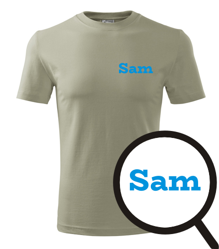 trička s potiskem Tričko Sam - novinka