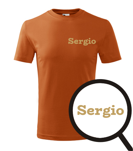 trička s potiskem Dětské tričko Sergio - novinka
